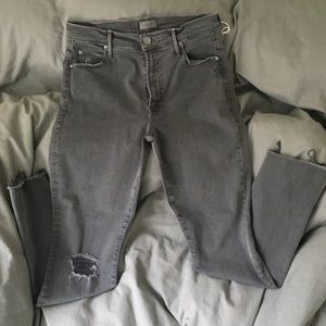 Mother Denim Grey Jeans